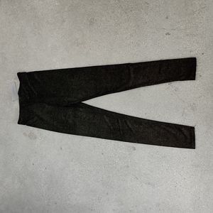 ZARA Black and Gold Glitter Leggings